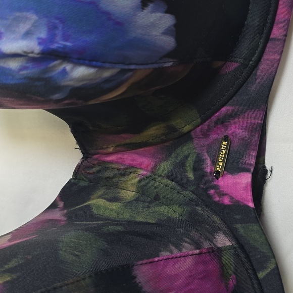 Cacique Lightly Lined Balconette  Underwire Bra with Floral Design Size 40B NwT - Picture 3 of 8